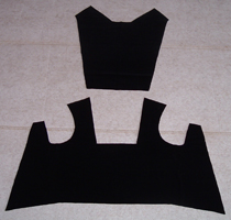 Final Pattern Shape for Cassy's Bodices