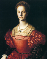 Lucrezia Panciatichi, by Bronzino, 1541